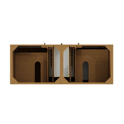 James Martin Hudson 60" Double Vanity with 3 CM Countertop
