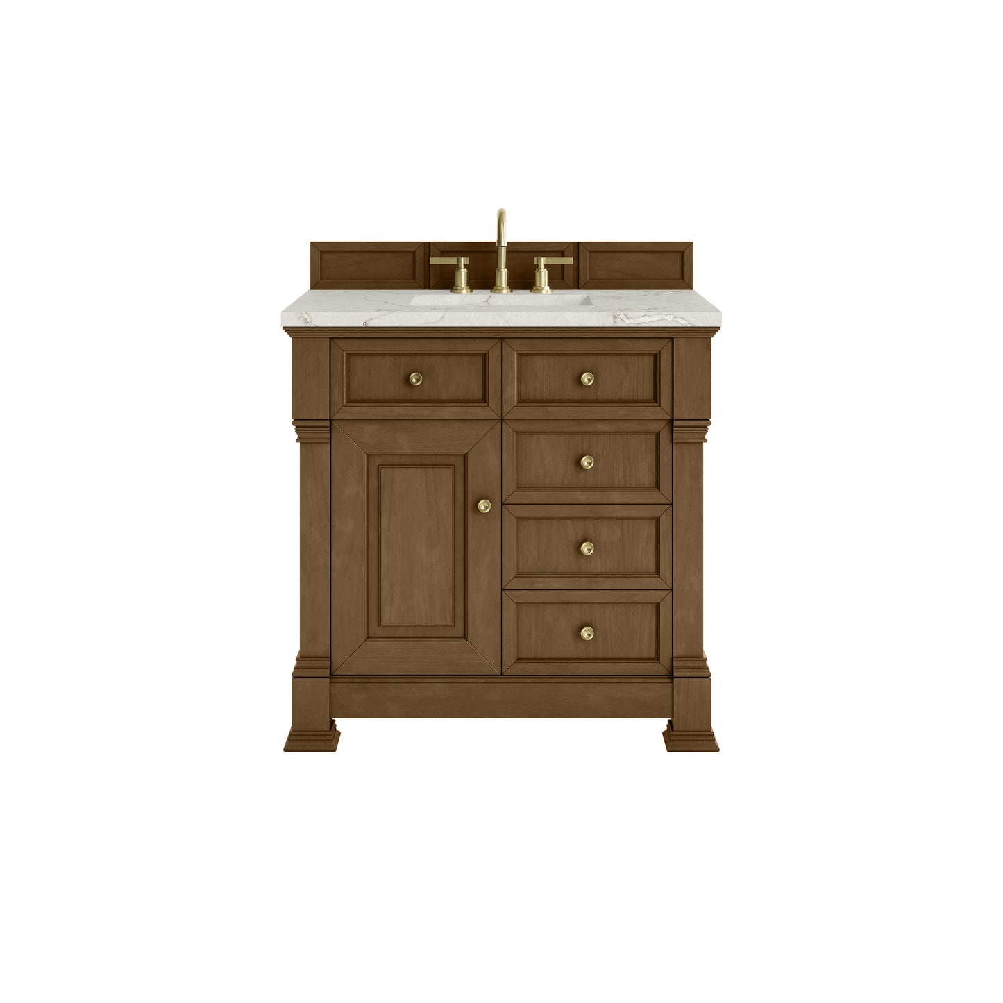 James Martin Brookfield 36" Single Vanity with 3 CM Countertop - Luxe Bathroom Vanities