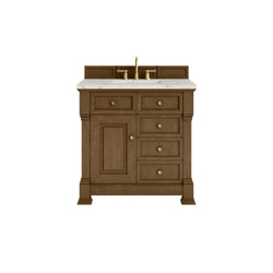 James Martin Brookfield 36" Single Vanity with 3 CM Countertop - Luxe Bathroom Vanities