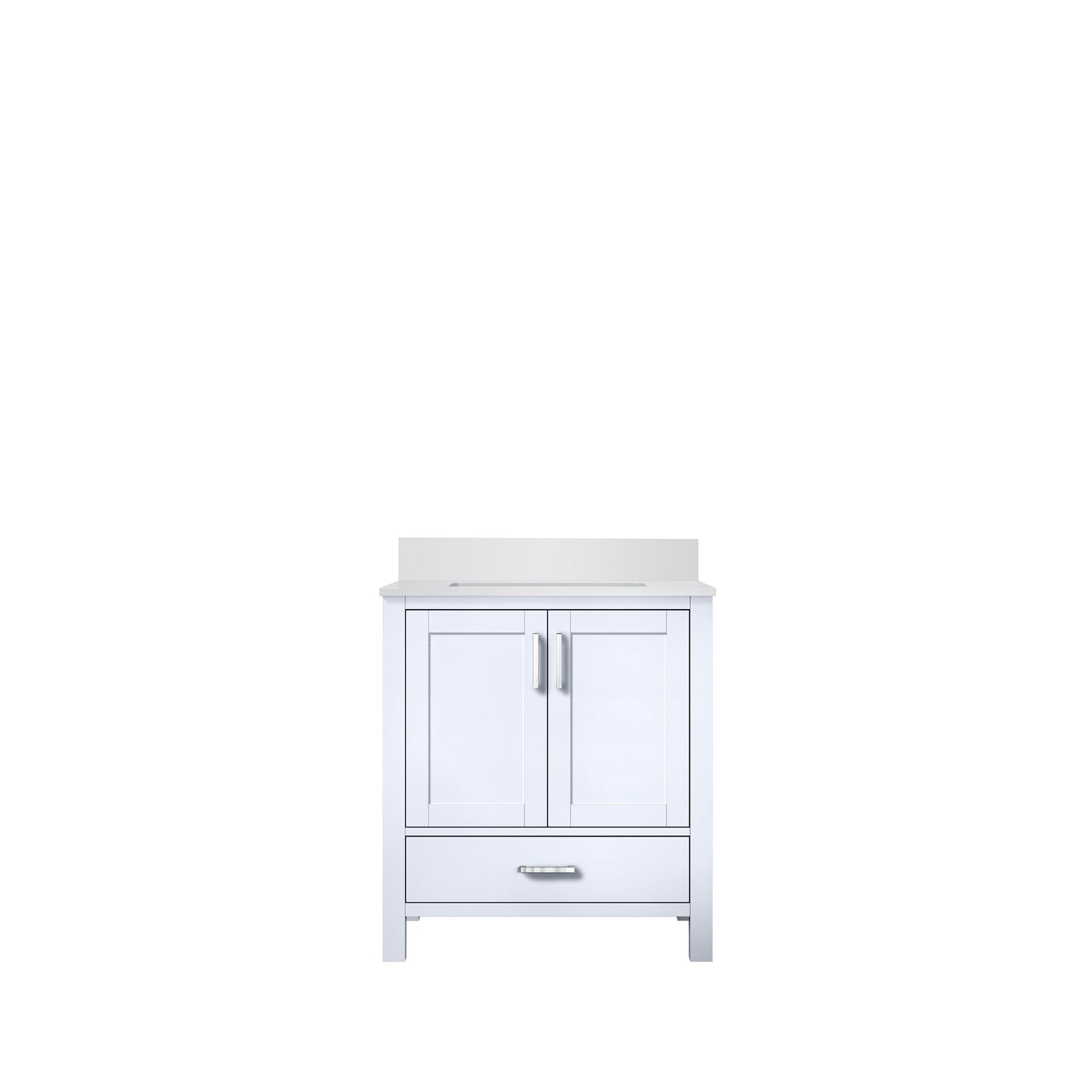 Lexora Collection Jacques 30 inch Bath Vanity and Top - Luxe Bathroom Vanities