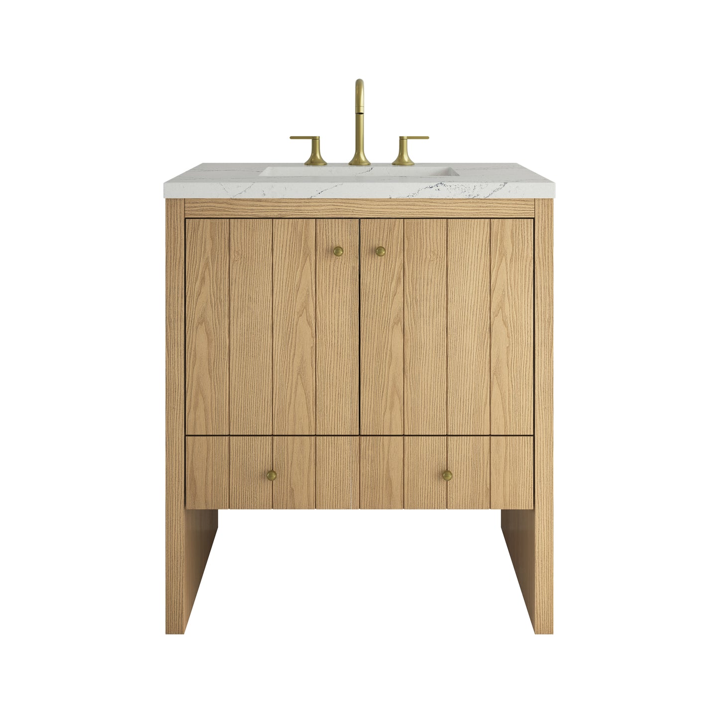 James Martin Hudson 30" Single Vanity with 3 CM Countertop