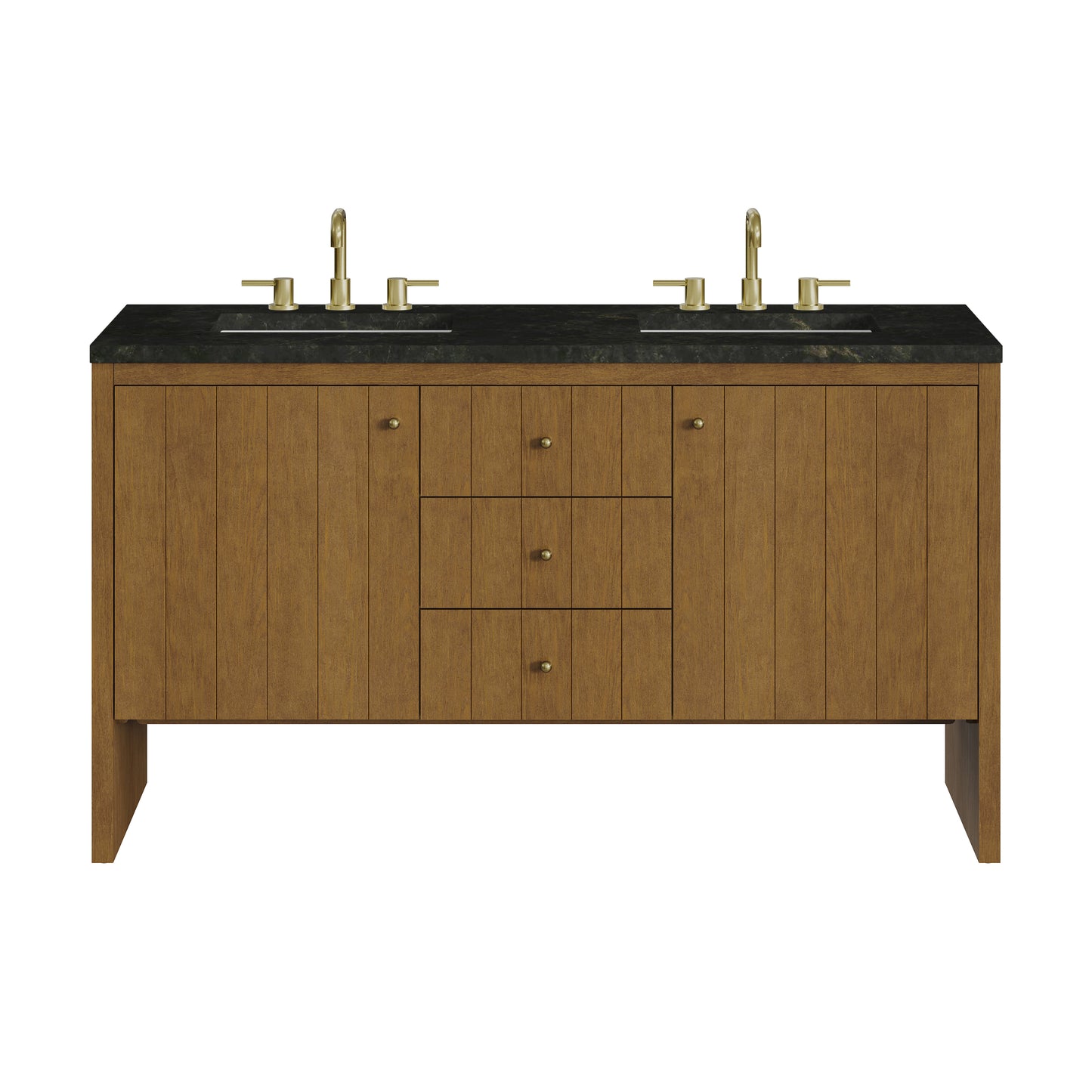 James Martin Hudson 60" Double Vanity with 3 CM Countertop