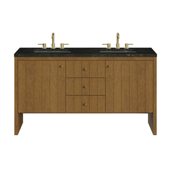 James Martin Hudson 60" Double Vanity with 3 CM Countertop