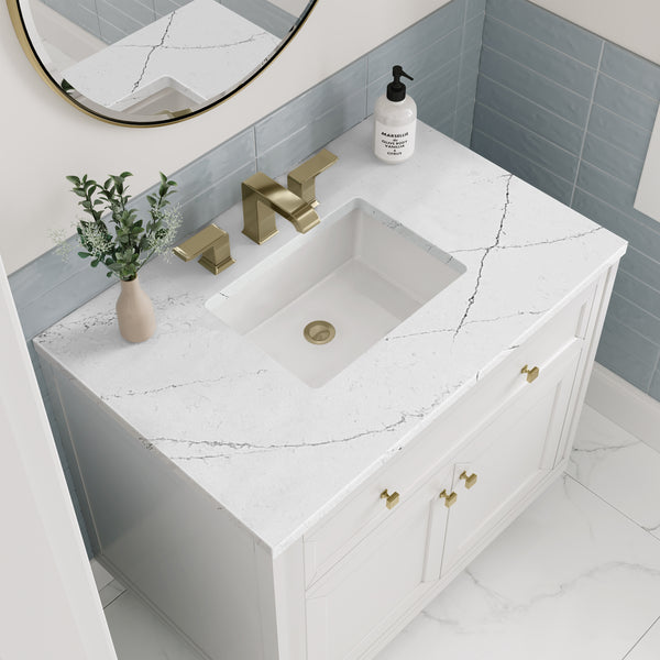 James Martin Chicago 36" Single Vanity with 3 CM Countertop