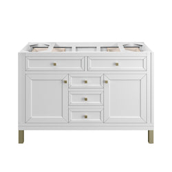 James Martin Chicago 48" Single Vanity (Cabinet Only) - Luxe Bathroom Vanities