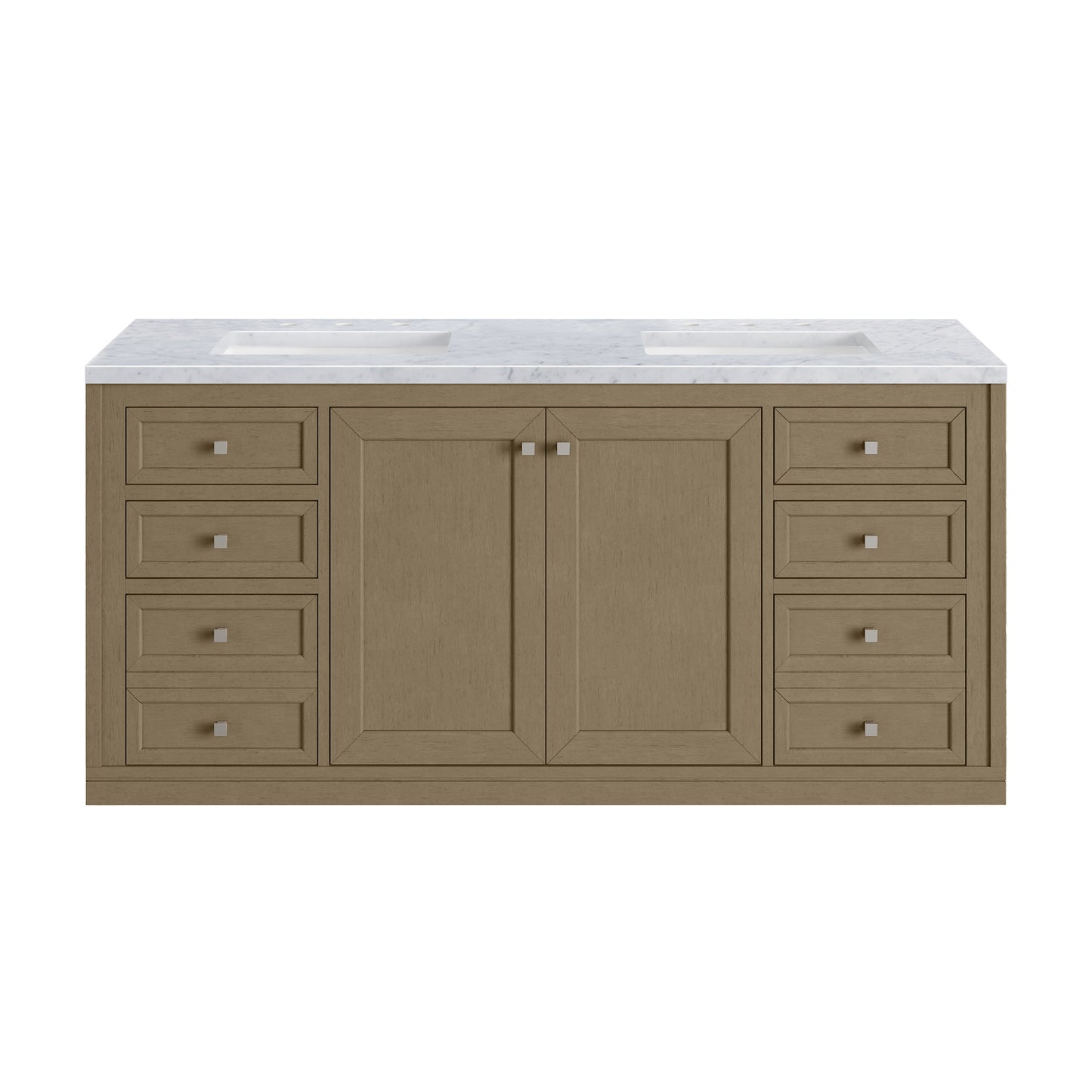 James Martin Chicago 60" Double Vanity with 3 CM Countertop