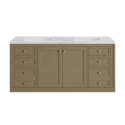 James Martin Chicago 60" Double Vanity with 3 CM Countertop