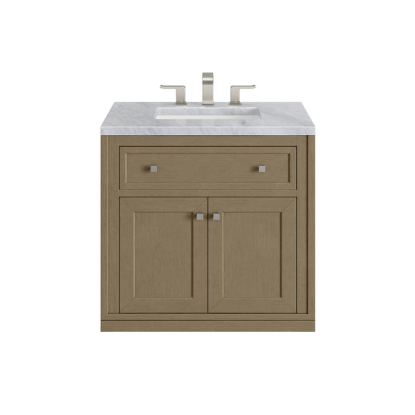 James Martin Chicago 30" Single Vanity with 3 CM Countertop