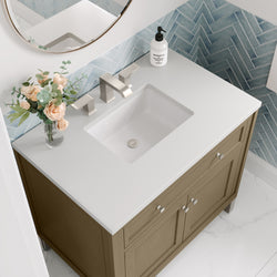 James Martin Chicago 36" Single Vanity with 3 CM Countertop