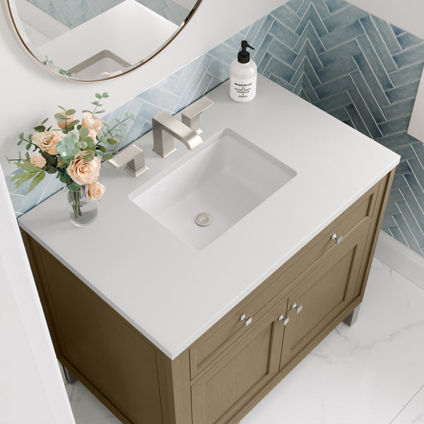 James Martin Chicago 36" Single Vanity with 3 CM Countertop
