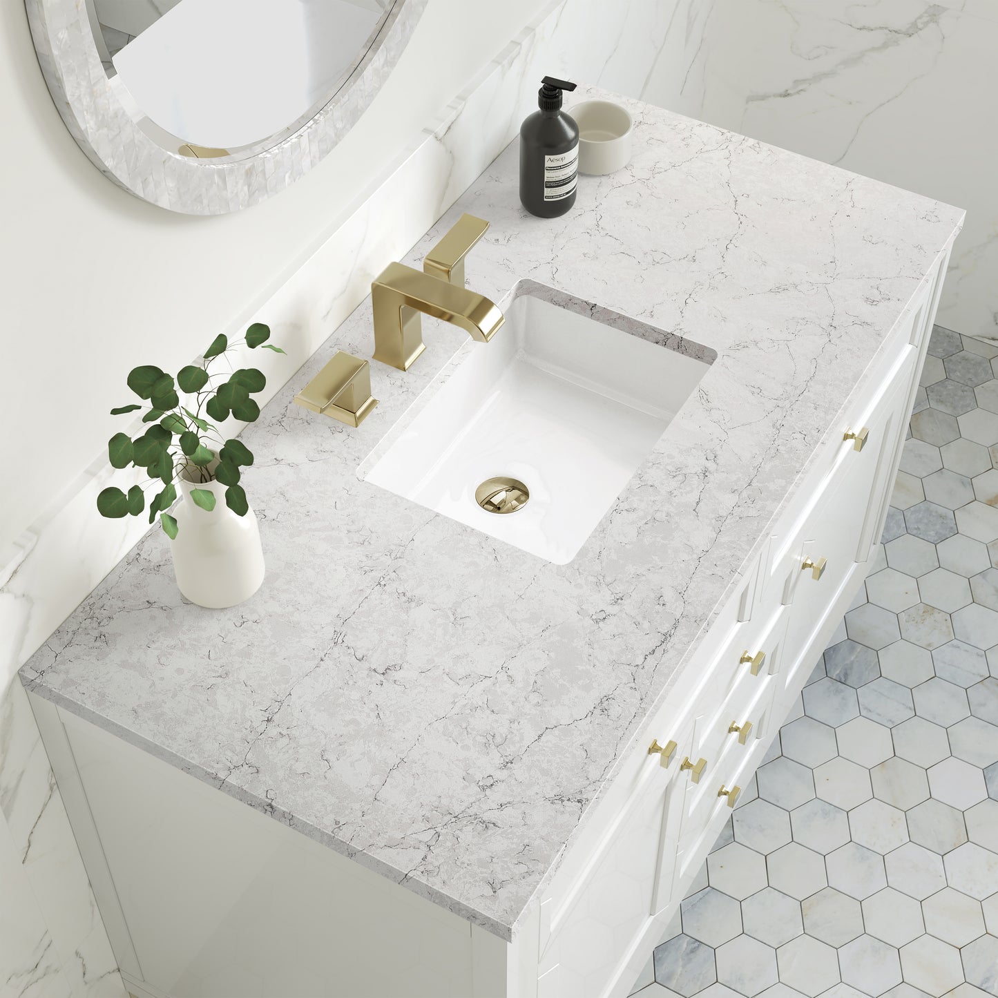 James Martin Chicago 48" Single Vanity with 3 CM Countertop