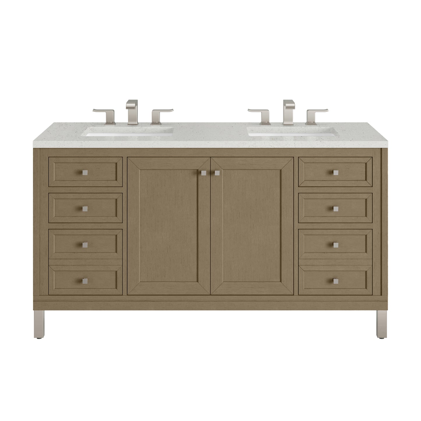 James Martin Chicago 60" Double Vanity with 3 CM Countertop