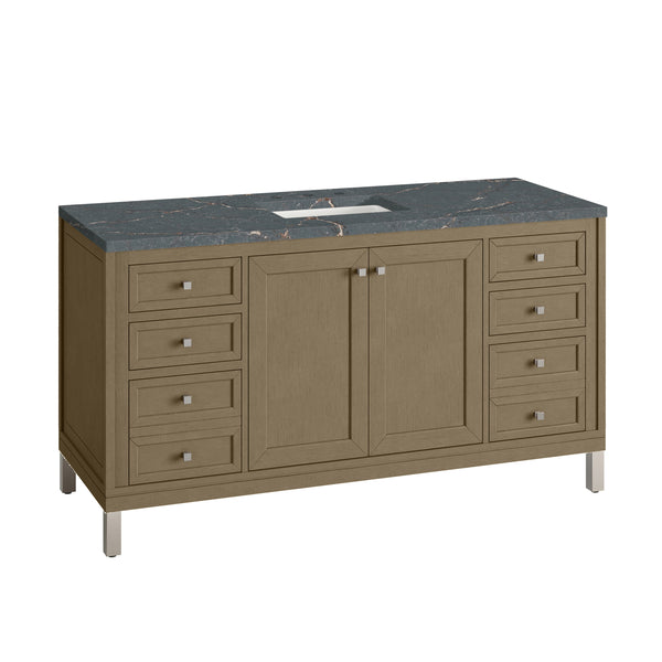 James Martin Chicago 60" Single Vanity with 3 CM Countertop