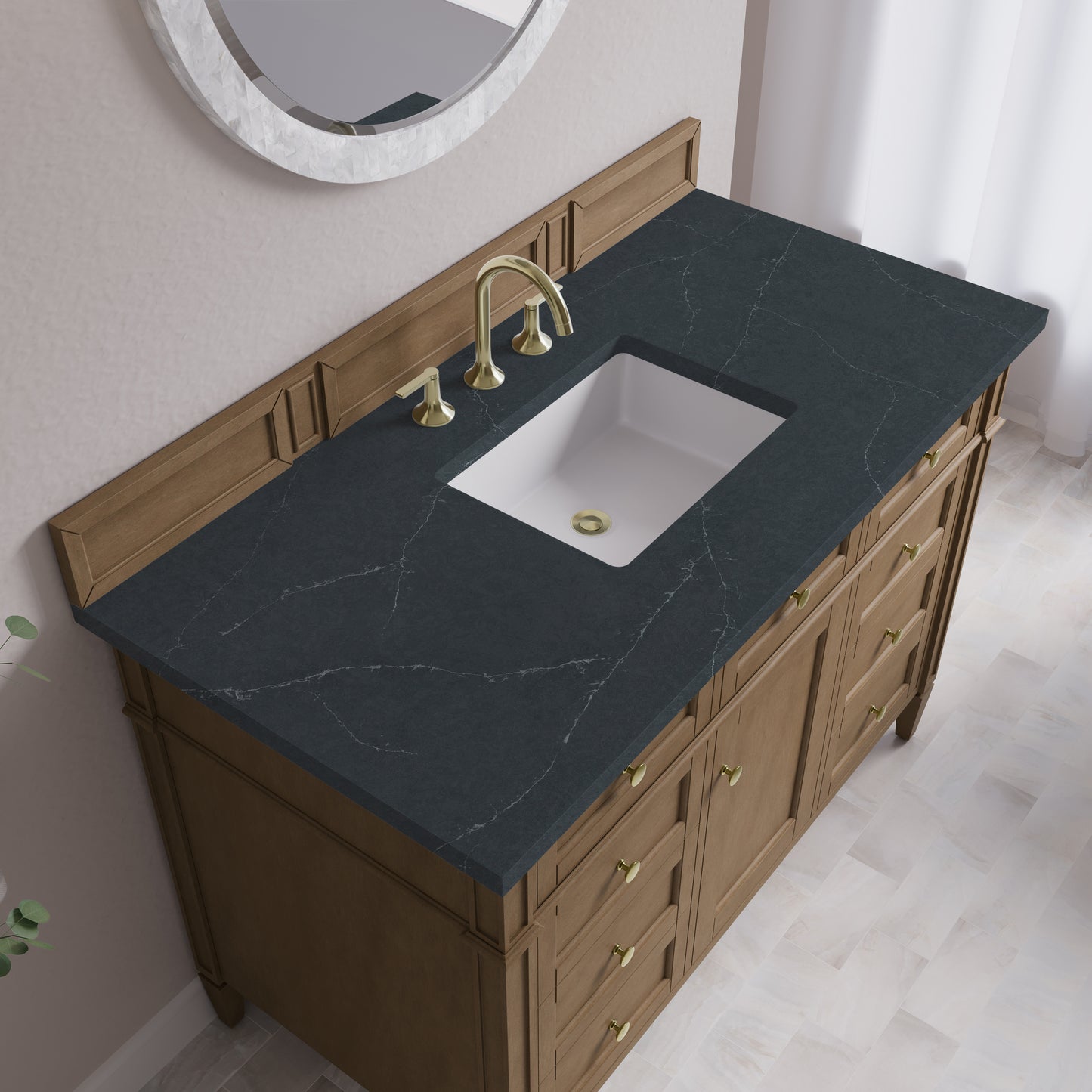 James Martin Brittany 48" Single Vanity with 3CM Top