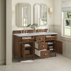 James Martin Lorelai 60" Double Vanity with 3 CM Countertop & FreePower Wireless Charger