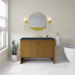 James Martin Hudson 48" Single Vanity with 3 CM Countertop