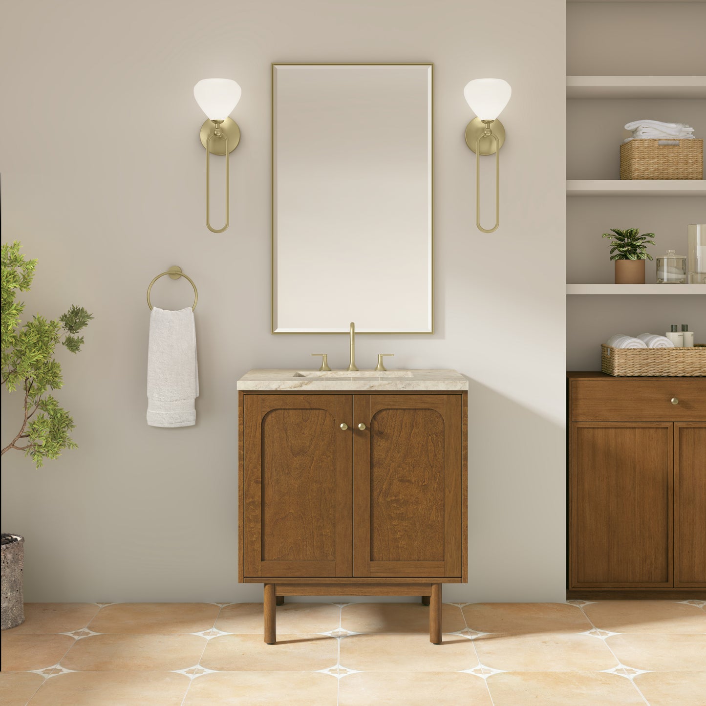 James Martin Laurent 30" Single Vanity with 3 CM Countertop