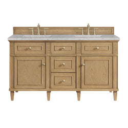 James Martin Lorelai 60" Double Vanity with 3 CM Countertop & FreePower Wireless Charger