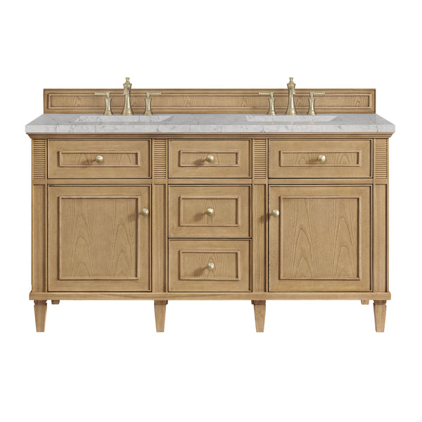 James Martin Lorelai 60" Double Vanity with 3 CM Countertop & FreePower Wireless Charger