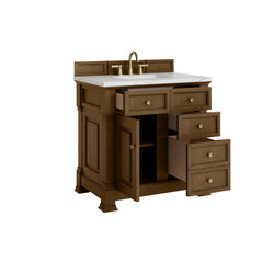 James Martin Brookfield 36" Single Vanity with 3 CM Countertop - Luxe Bathroom Vanities