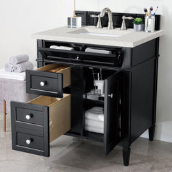 James Martin Brittany 30" Single Vanity with 3 CM Countertop