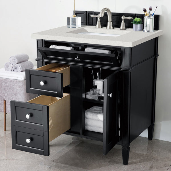 James Martin Brittany 30" Single Vanity with 3 CM Countertop