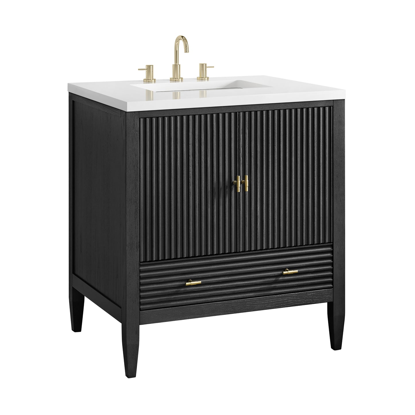James Martin Myrrin 30" Single Vanity with 3 CM Countertop