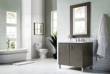 James Martin Metropolitan 36" Single Vanity with 3 CM Top - Luxe Bathroom Vanities