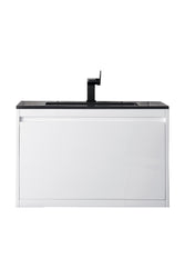 James Martin Mantova 31.5" Single Vanity with Composite Stone Top - Luxe Bathroom Vanities