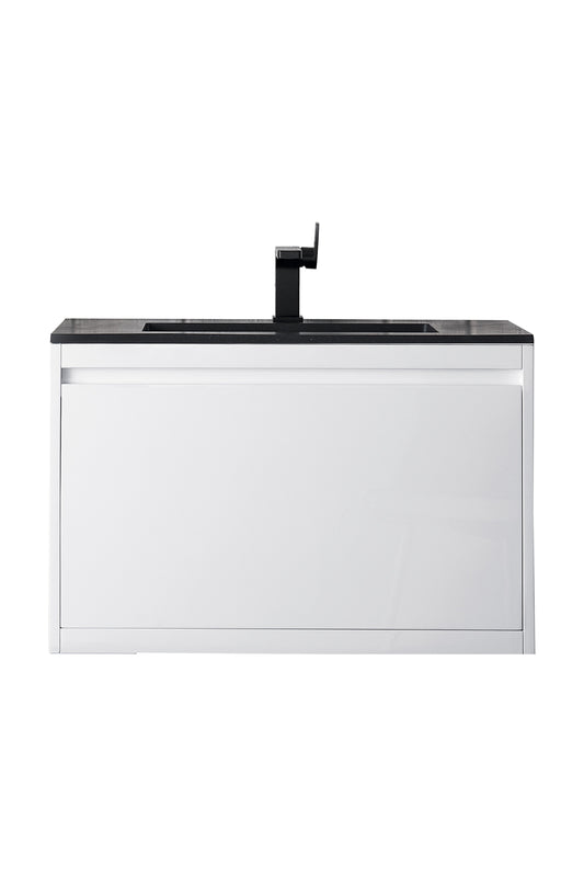 James Martin Mantova 31.5" Single Vanity with Composite Stone Top - Luxe Bathroom Vanities
