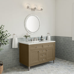 James Martin Chicago 48" Single Vanity with 3 CM Countertop