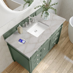 James Martin Brittany 48" Single Vanity with 3 CM Countertop & FreePower Wireless Charger