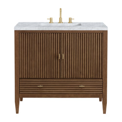 James Martin Myrrin 36" Single Vanity with 3 CM Countertop
