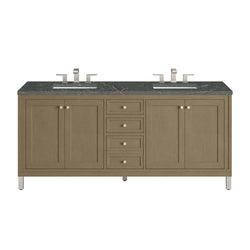 James Martin Chicago 72" Double Vanity with 3 CM Countertop