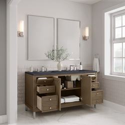 James Martin Chicago 60" Double Vanity with 3 CM Countertop