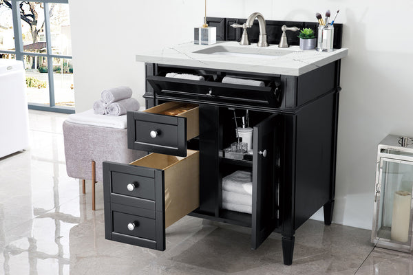 James Martin Brittany 30" Single Vanity with 3 CM Countertop