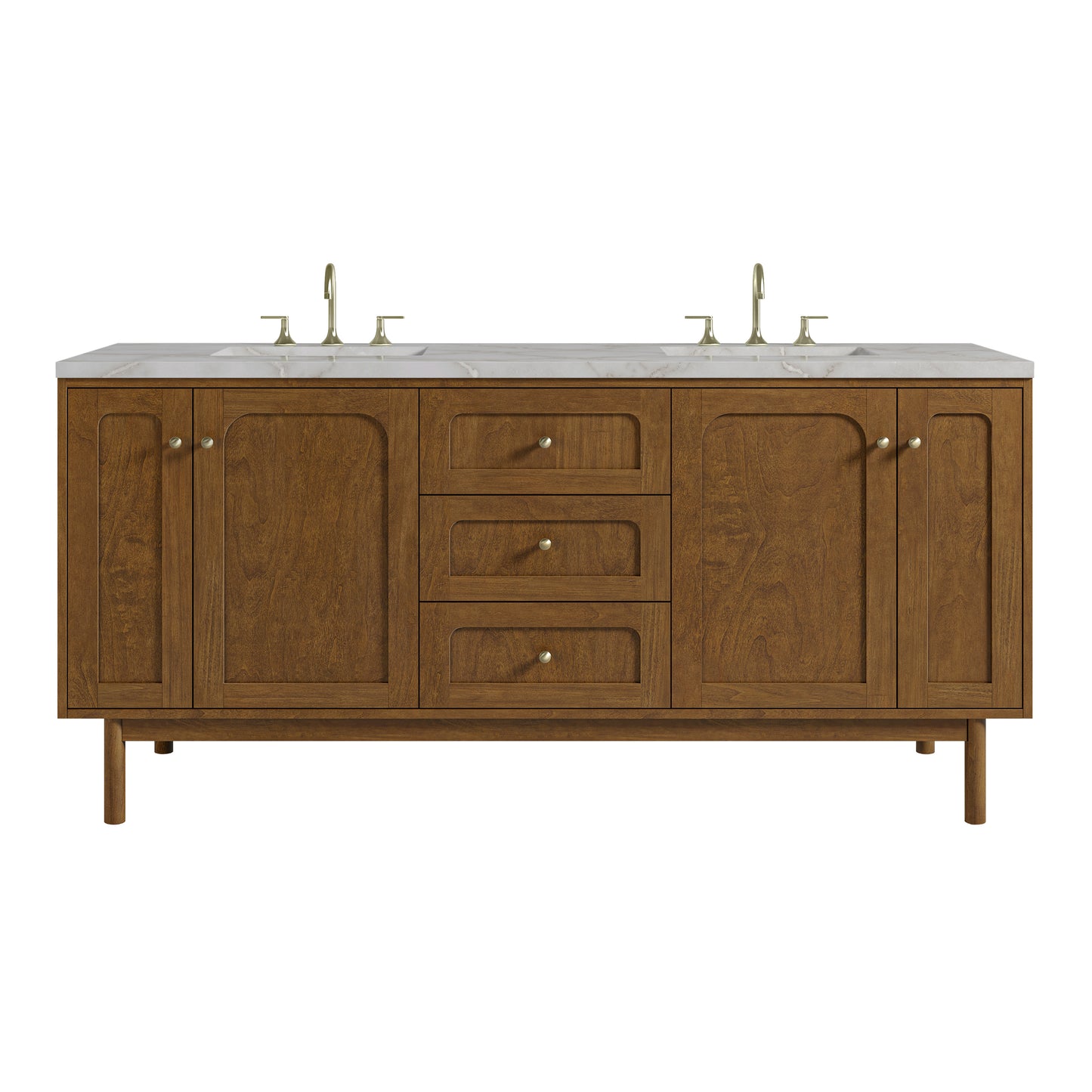 James Martin Laurent 72" Double Vanity with 3 CM Countertop