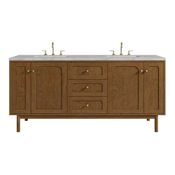 James Martin Laurent 72" Double Vanity with 3 CM Countertop