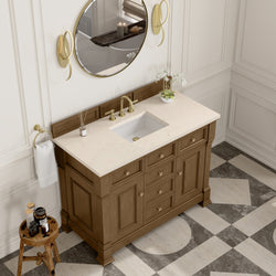 James Martin Brookfield 48" Single Vanity with 3 CM Countertop - Luxe Bathroom Vanities