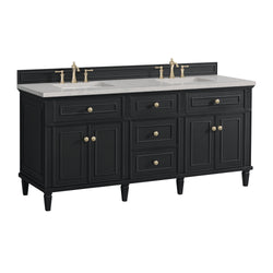 James Martin Lorelai 72" Double Vanity with 3 CM Countertop & FreePower Wireless Charger