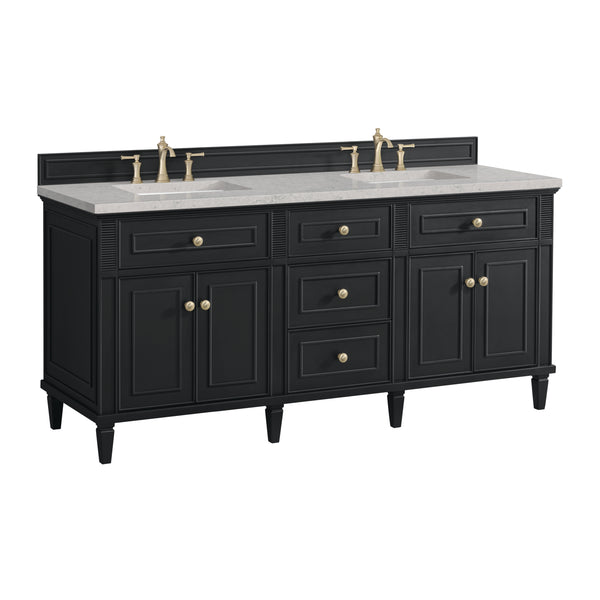 James Martin Lorelai 72" Double Vanity with 3 CM Countertop & FreePower Wireless Charger