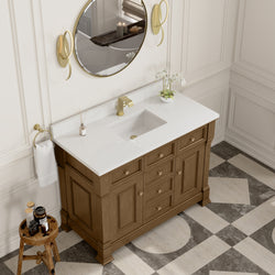 James Martin Brookfield 48" Single Vanity with 3 CM Countertop - Luxe Bathroom Vanities