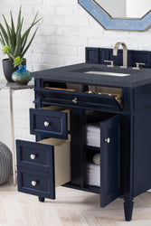 James Martin Brittany 30" Single Vanity with 3 CM Countertop