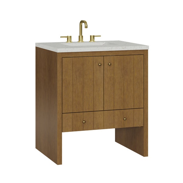 James Martin Hudson 30" Single Vanity with 3 CM Countertop