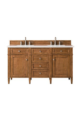James Martin Brittany 60" Double Vanity with 3 CM Countertop