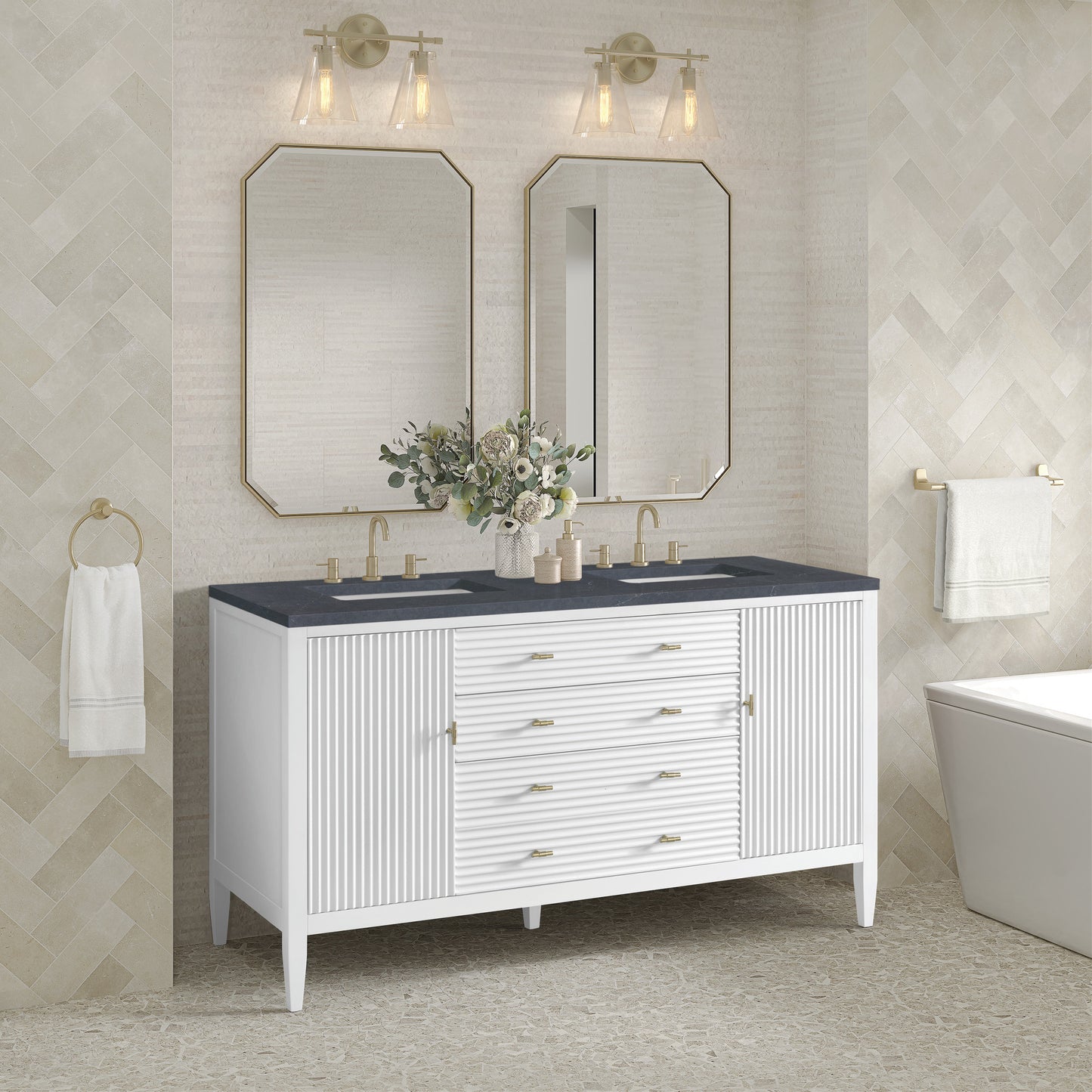 James Martin 60" Myrrin Double Vanity