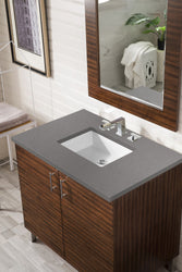 James Martin Metropolitan 36" Single Vanity with 3 CM Top - Luxe Bathroom Vanities