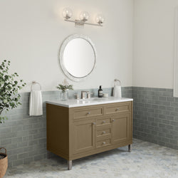 James Martin Chicago 48" Single Vanity with 3 CM Countertop