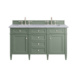 James Martin Brittany 60" Double Vanity with 3 CM Countertop