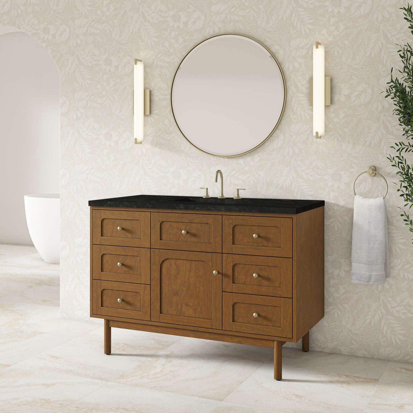 James Martin Laurent 48" Single Vanity with 3 CM Countertop